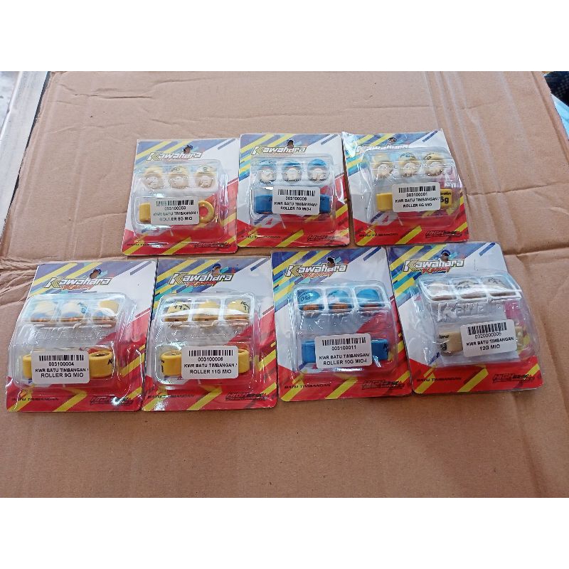 Roller kawahara racing 6 7 8 9 10 11 12 gram mio sporty/mio smile/mio soul karbu/mio-j/mio soul gt 1