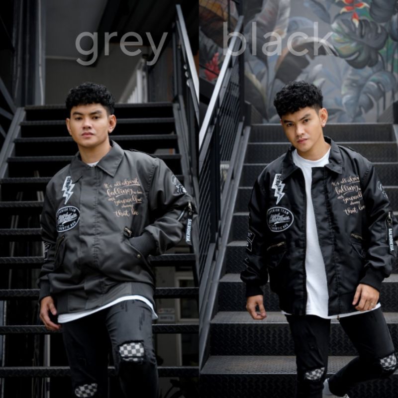 Jaket bomber flight - jaket pilot superior Salviohexia