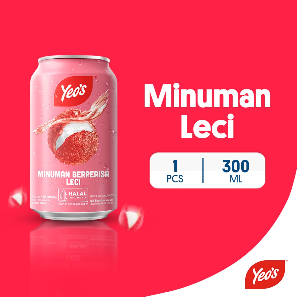

Yeos Minuman Kaleng Leci Drink 300ml
