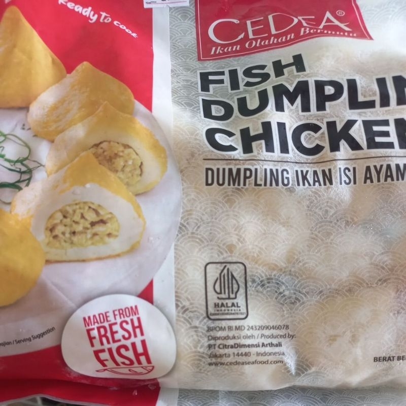 

cedea fish dumpling chicken