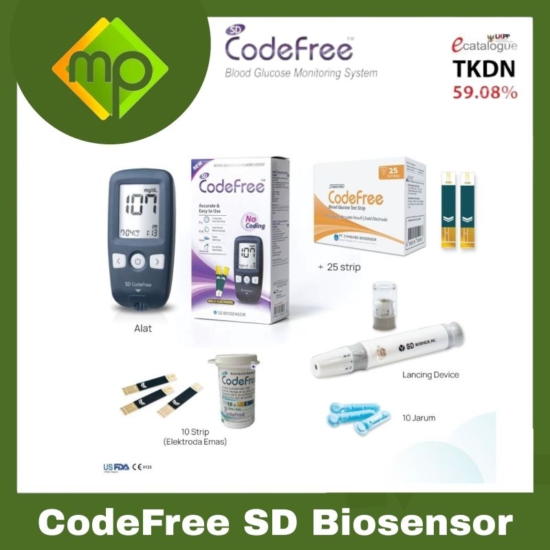 Alat Cek Gula Darah CodeFree SD Biosensor  Codefree SD Biosensor