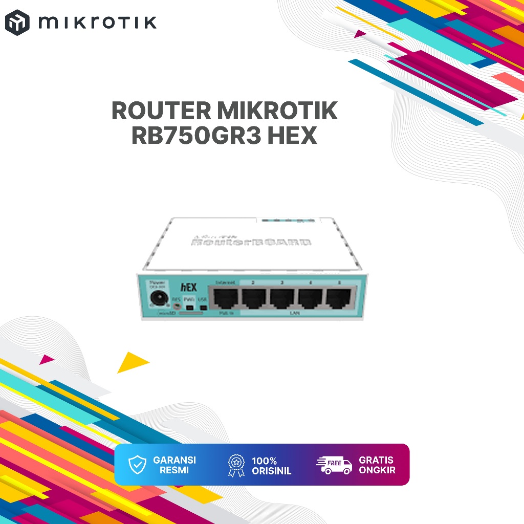 MIKROTIK RB750Gr3 (hEX)/ ROUTER MIKROTIK RB750 GR3 HEX/ RB 750GR3