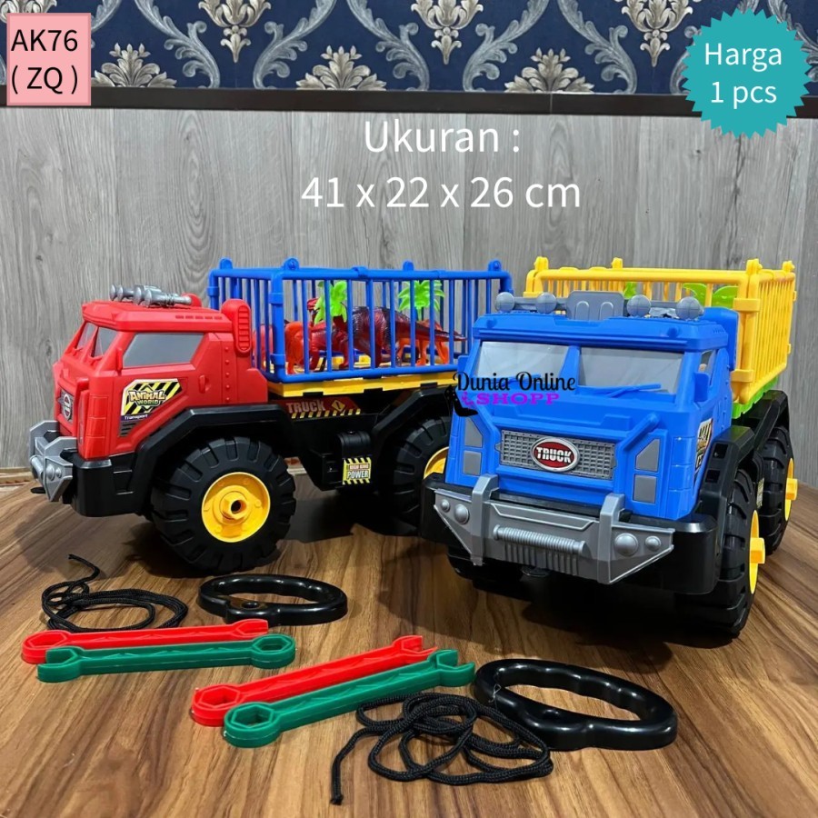 Mainan Anak Mobil Truk Hewan GBK 3014 KR / Animal Truck Friction / Truck Hewan Jumbo