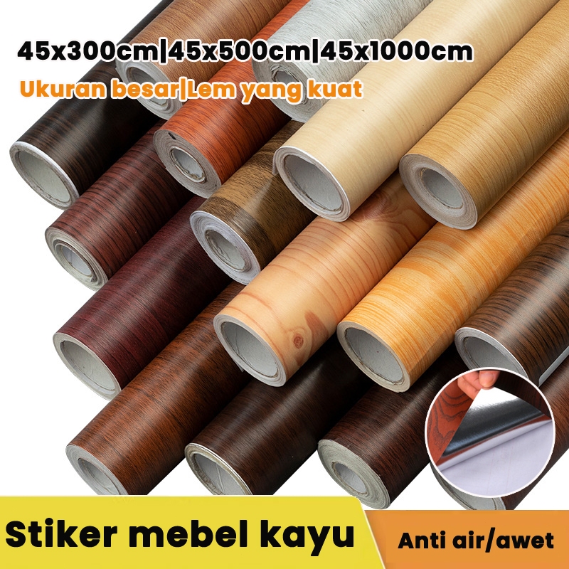 【grandmaster】wallpaper lemari stiker dinding motif kayu stiker lemari kayu wallpaper lemari kayu