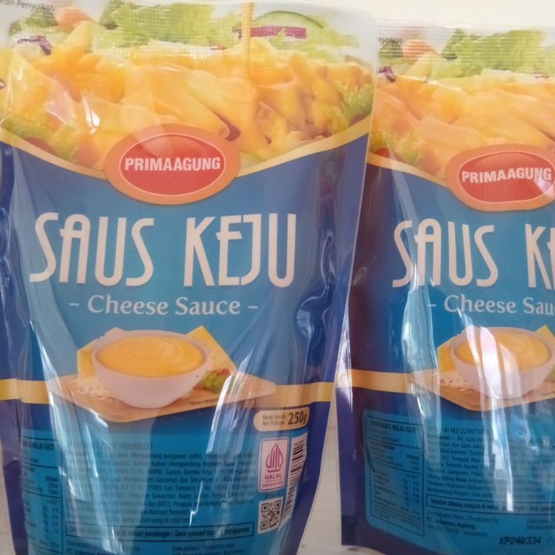 

Prima Agung Saos Keju 250gr