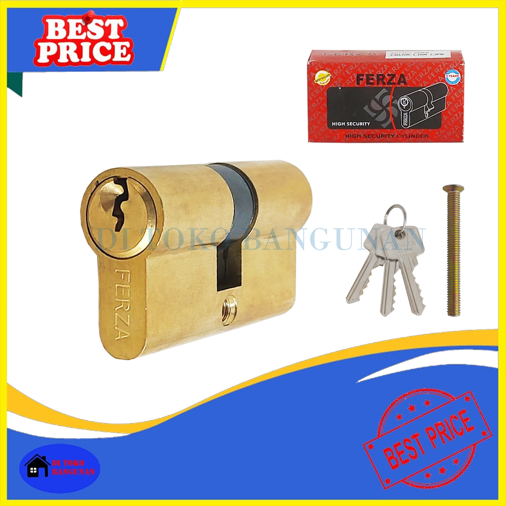 Silinder Kunci Pintu Kuningan Ferza Silinder Pintu Besar