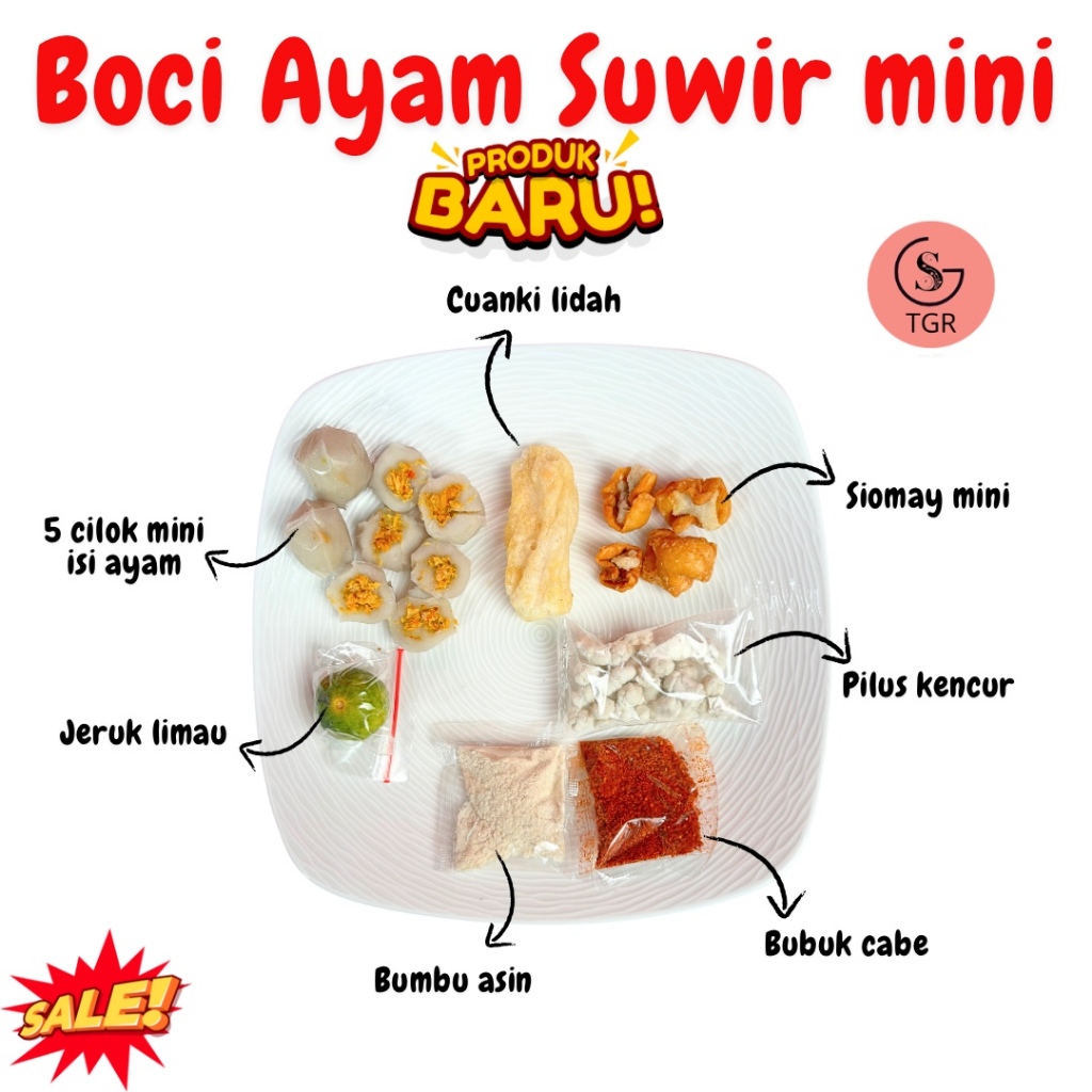 

1 BKS BOCI MINI ISI AYAM SUWIR PEDAS