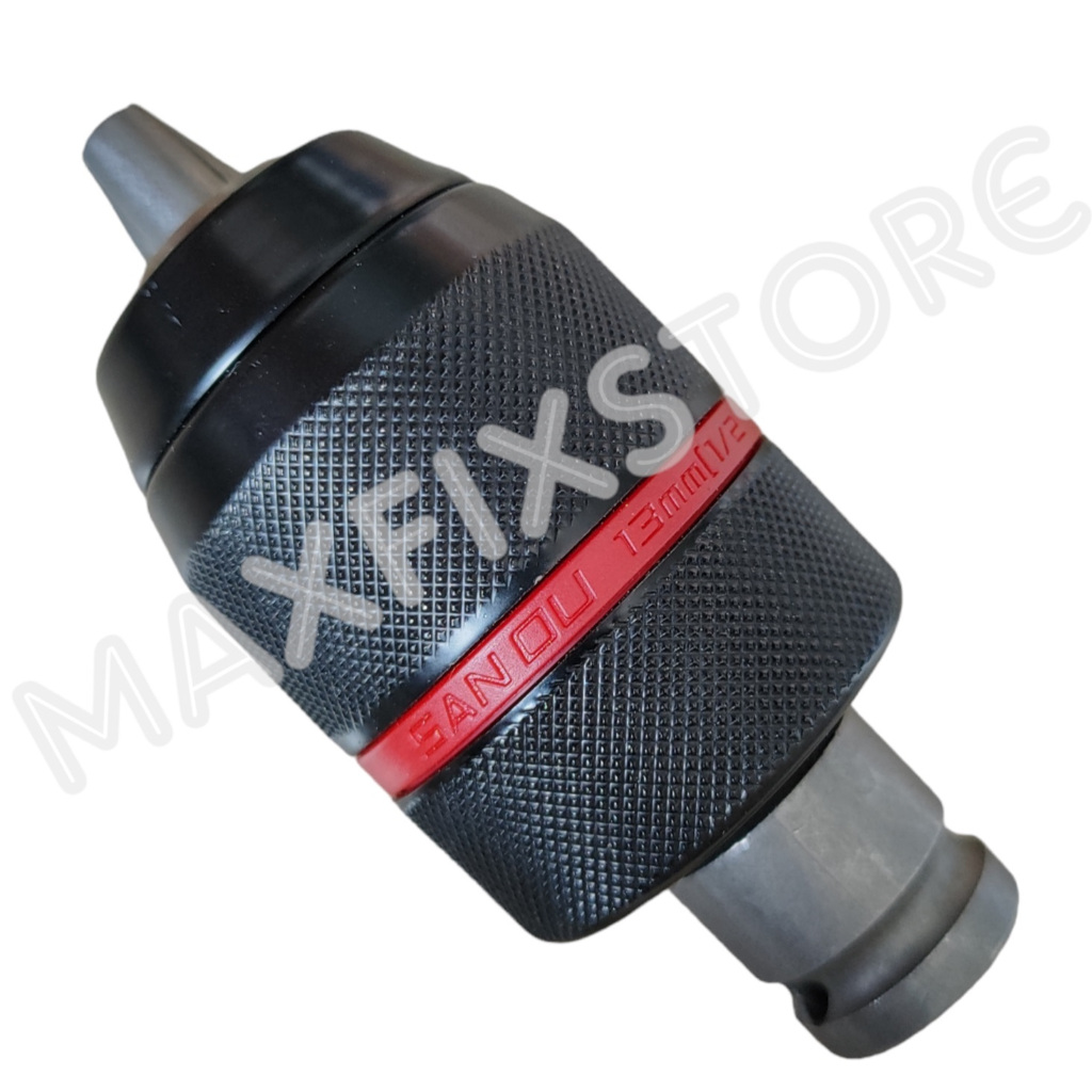 Adaptor Impact Bor 13mm Komplit Keyless Body Full Metal