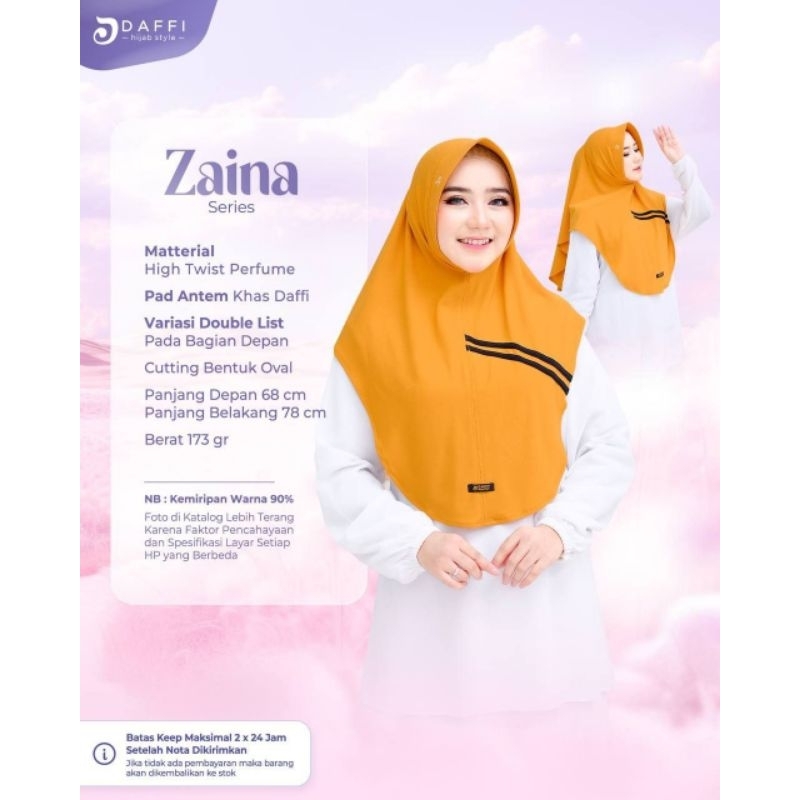 ZAINA HIJAB INSTAN BY DAFFI
