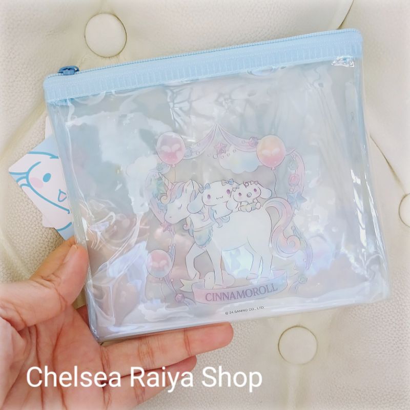 Dompet Plastik Zipper Bag Pouch Serbaguna Sanrio Cinnamoroll and Milk Cinamorol Cinamoroll Cinnamonr