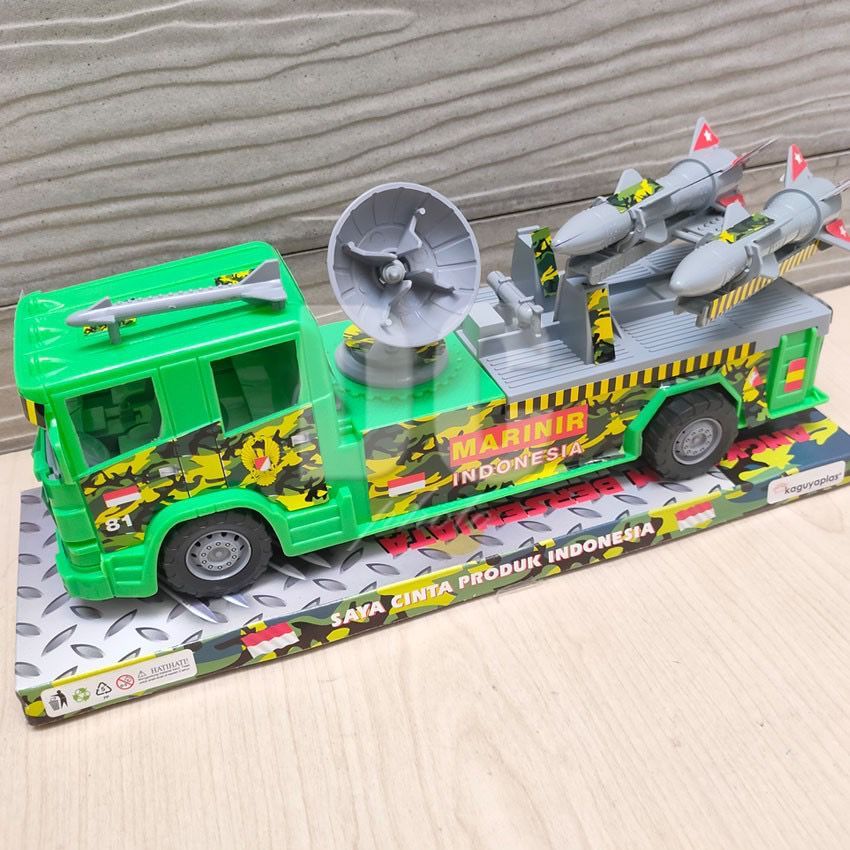 Truk Marinir Indonesia Mainan Mobil Truck Roket Rudal Tentara Militer Army