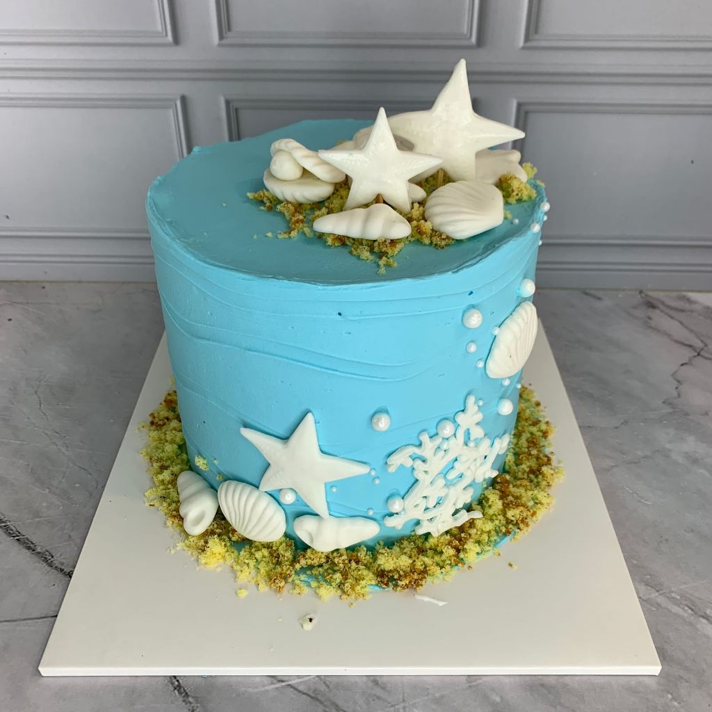 

Kue Ulang Tahun/Birthday Cake/Kue Ultah Custom/Kue Ulang Tahun Tema Kerang Laut