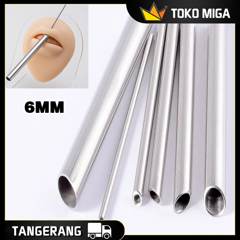 Kateter Tindik Badan Manusia Stainless Steel Medis Kualitas Tinggi
