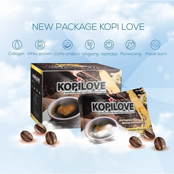 

Kopi Love, Kopi Cinta Keluarga 1 Box Isi 7 Sachet