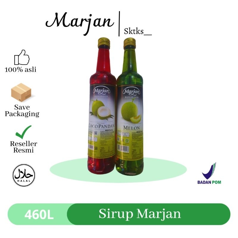 

MARJAN Sirup Melon Coco Pandan 1 botol