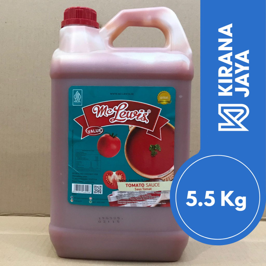 

Tomato Sauce McLewis 5.5Kg