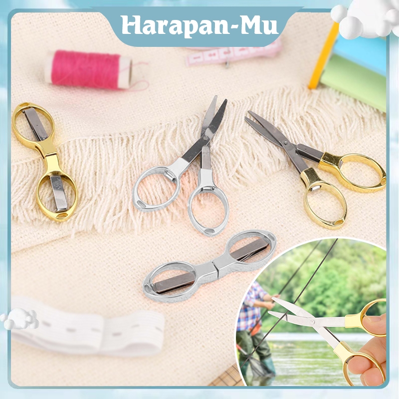

Gunting Lipat Bentuk Kacamata Gunting Mini Folding Portable Pocket Scissors Gunting Lipat Kecil