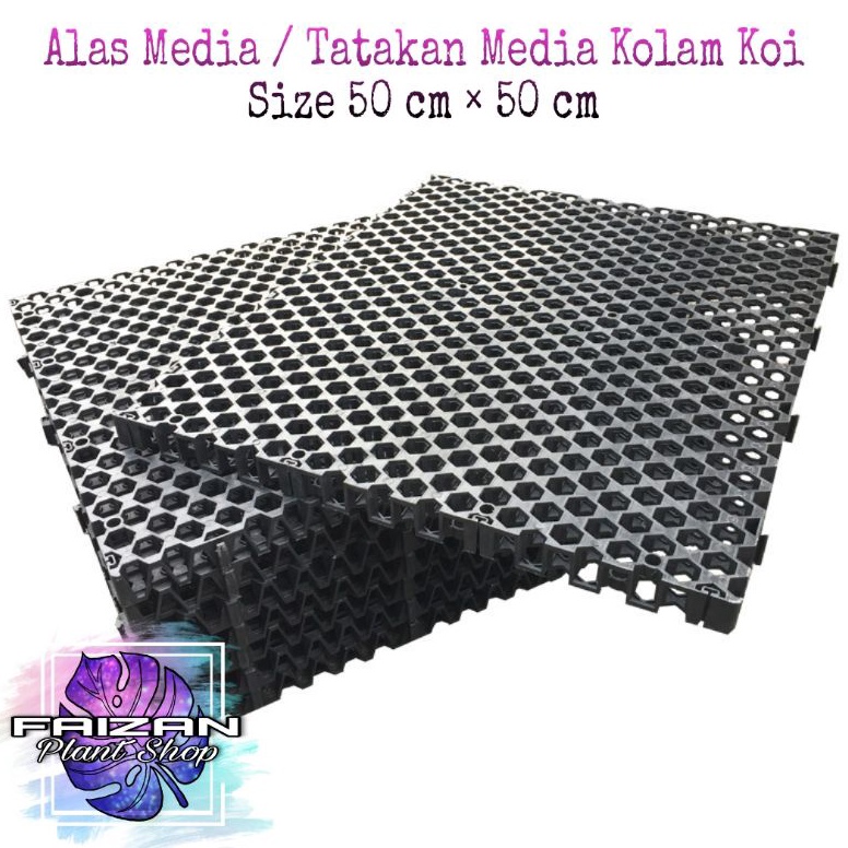 KODE A64G tatakan media filter kolam koi alas media chamber kolam koi 5cm  5cm