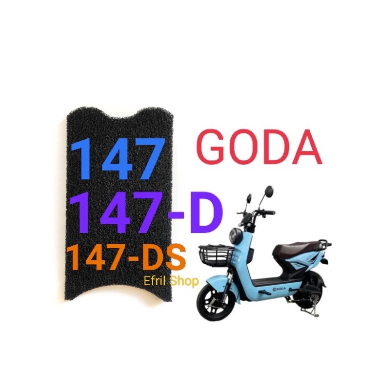 KODE Y74J  GODA 147 147D 147DS Karpet sepeda motor listrik GODA 147 Golden Tiger GODA 147D dan GODA 