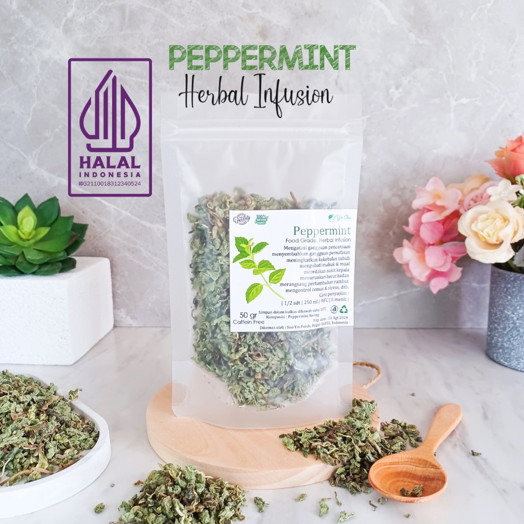 

TOP GRADE Peppermint Leaves Herbal Infusion 50 Gram