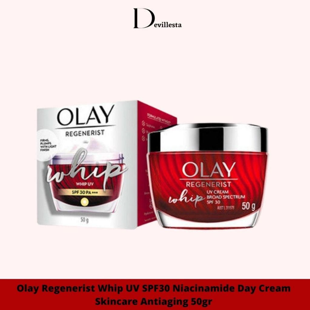 Olay Regenerist Whip UV SPF30 Niacinamide Day Cream Skincare Antiaging 50gr