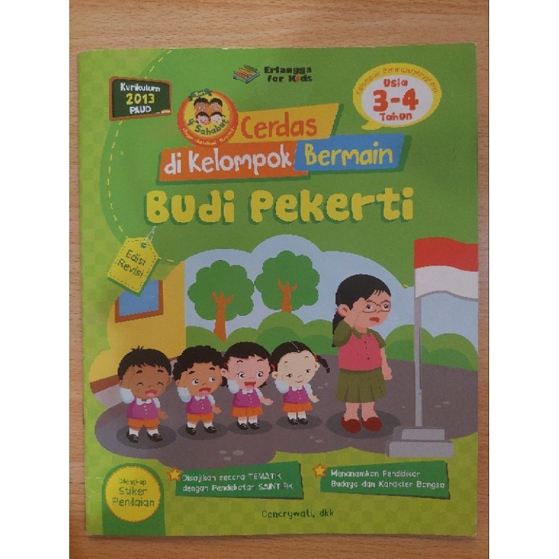 

Buku Budi Pekerti Cerdas di Kelompok Bermain Kurikulum 2013