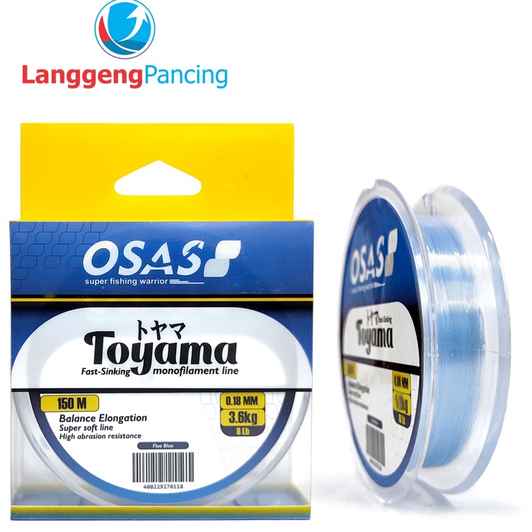 Senar Pancing Fluo Blue OSAS TOYAMA KODE Q3Z5