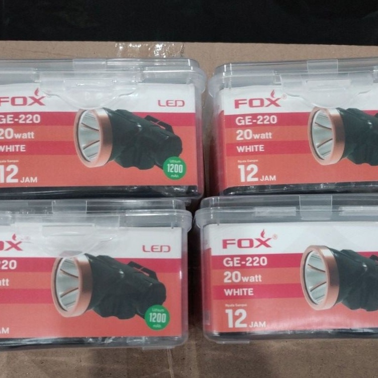 SENTER KEPALA FOX GE 22 2 CAHAYA KODE Q1S7