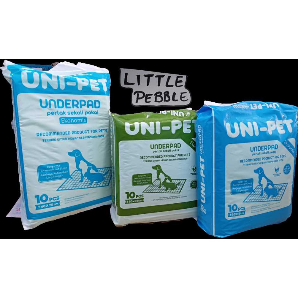 KODE R7U Underpad UniPet Perlak Hewan Kucing Anjing Alas Kandang isi 1pcs UNIPET SIZE S M L