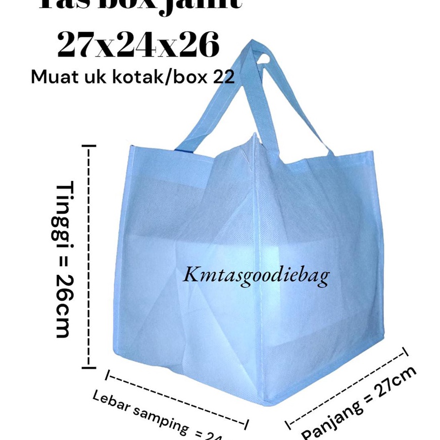 

KI3 Tas Box Jahit 27x24x26 isi 12 pcs Tebal