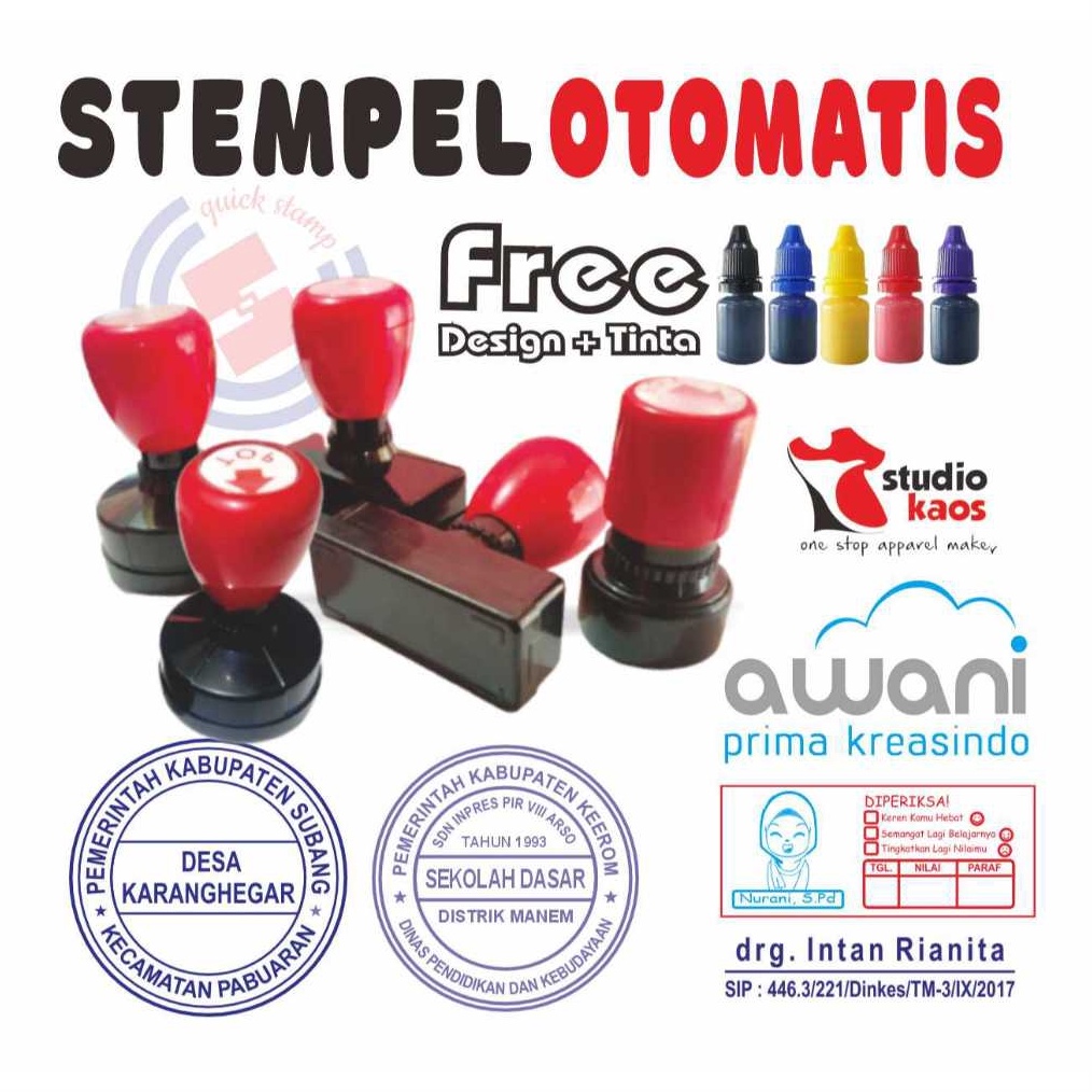 

KODE E7H9 Cetak Stempel Flash Bulat