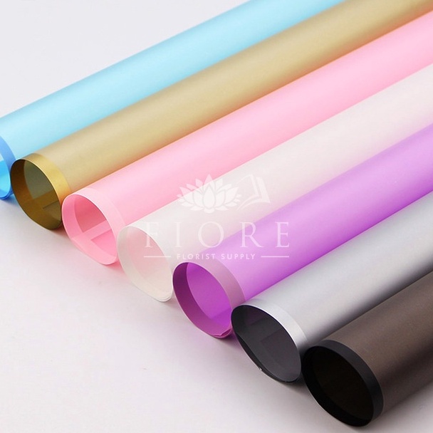 

Unggul 2 LEMBAR Flower Wrapping Paper Transparan List