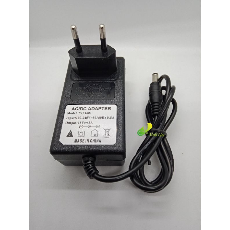 ADAPTOR CHARGER YG 1601 15V - 3A