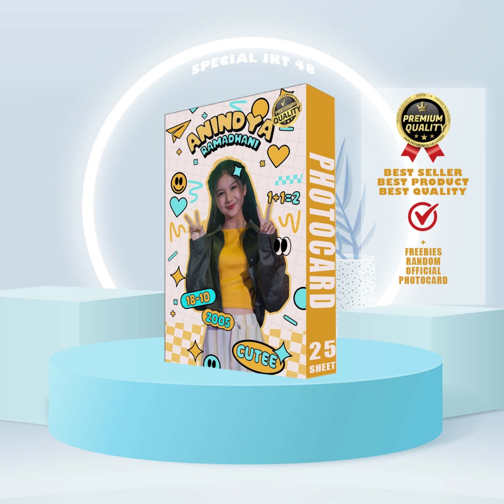 PHOTOCARD MEMBER JKT48 ADEL/ANINDYA/ASHEL/CHRISTY