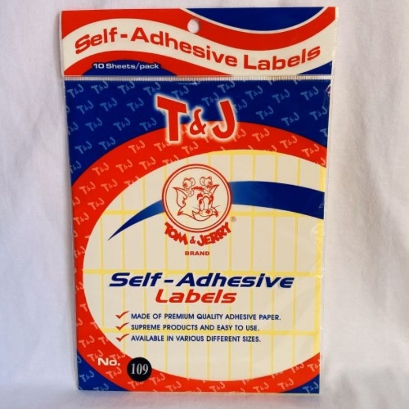 

LABELS STICKER TOM&JERRY/T&J NO.109