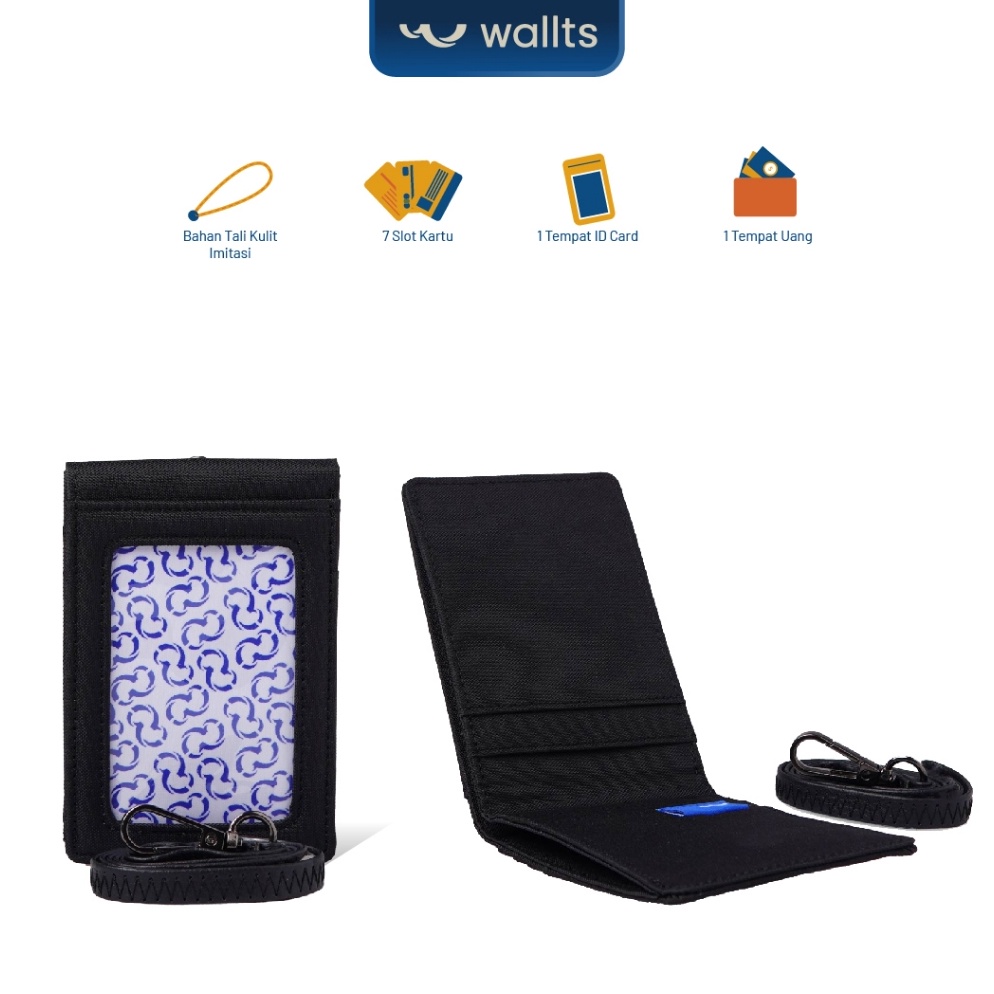 

KODE I6N9 Wallts New Helen Polos Dompet Lanyard Card Gantungan Id Card Name Tag Pria Wanita