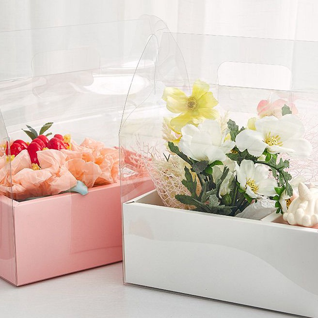 

Cepat Mika Handy Box Transparent Flower Box Box Bunga Mika Box Bunga Bening Kado Lipat Kotak kerajinan tangan Box Bunga Florist Soft Box Fuwa Paper Aksesoris
