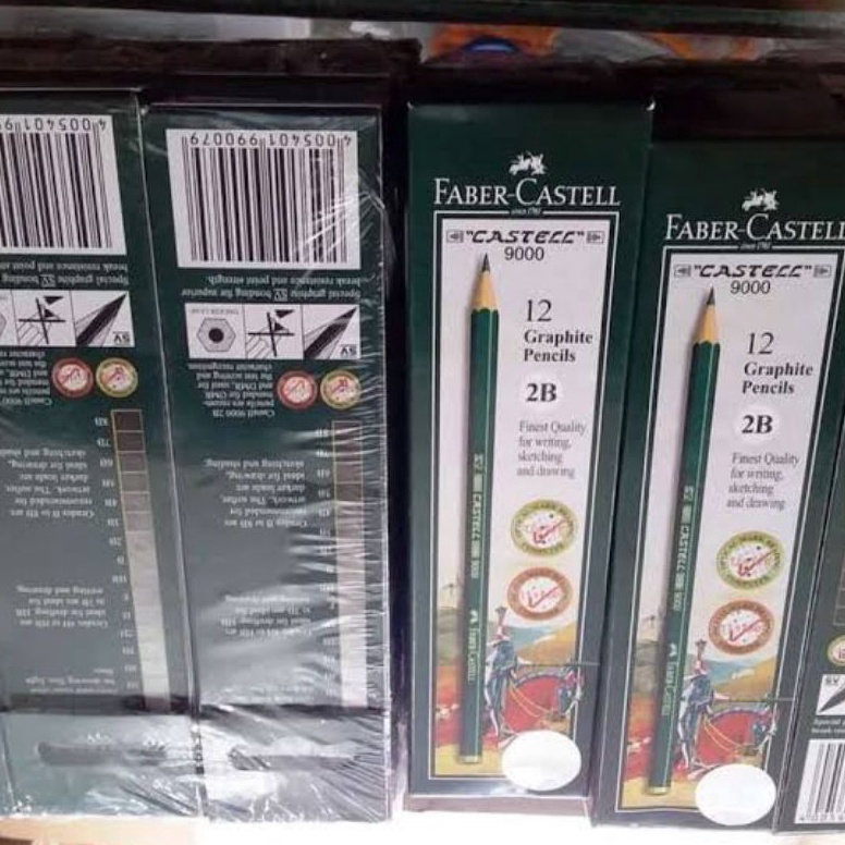 

KODE B3C6 pensil faber castel 2b castel 9 per 6 pack Castell 9 Pensil Graphite 2B