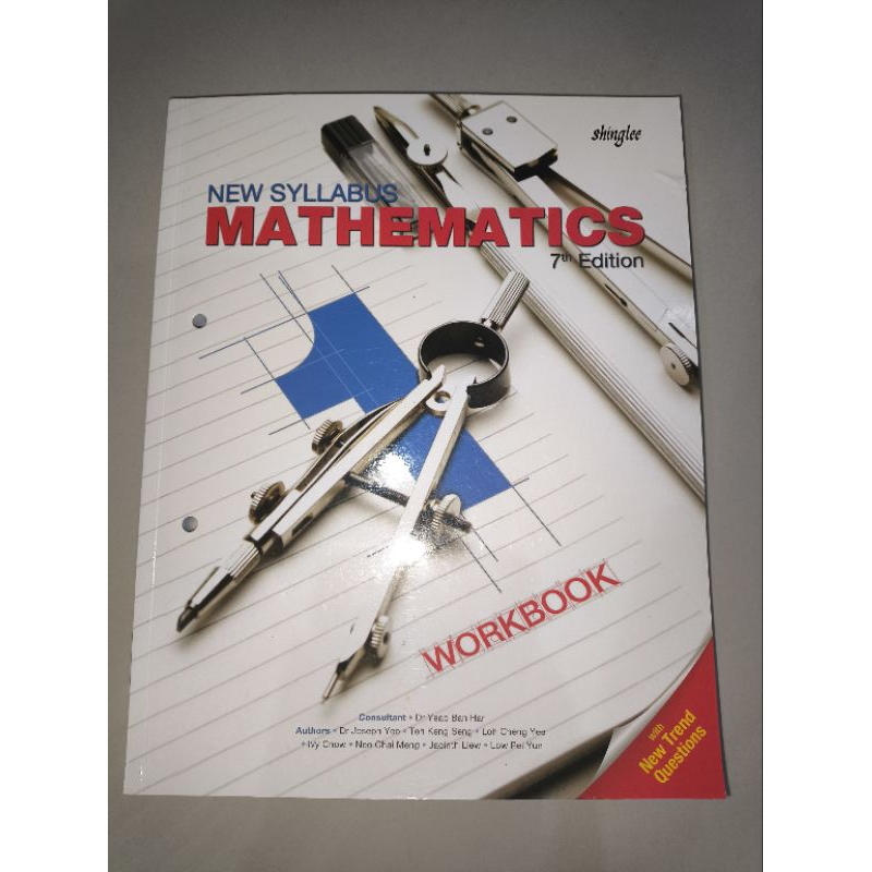 

NEW SYLLABUS MATHEMATICS 7th Edition Shinglee WORKBOOK