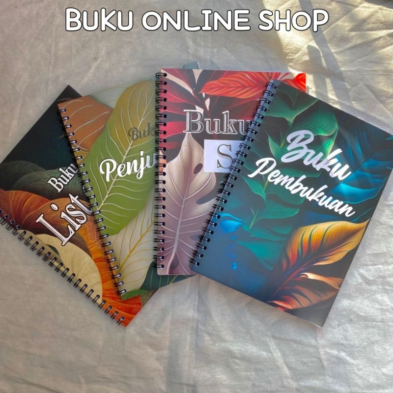 

(SPIRAL) PAKET BUKU ONLINE SHOP / BUKU ONLINE SHOP MURAH / REKAP PENJUALAN / PEMBUKUAN / STOK / LIST ORDER