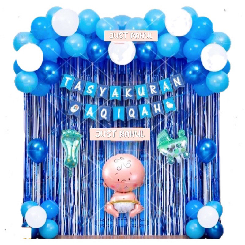 Paket Dekorasi Aqiqah Anak Laki Laki/Anak Cowok