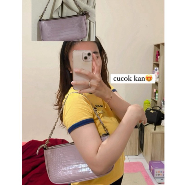 preloved tas ungu