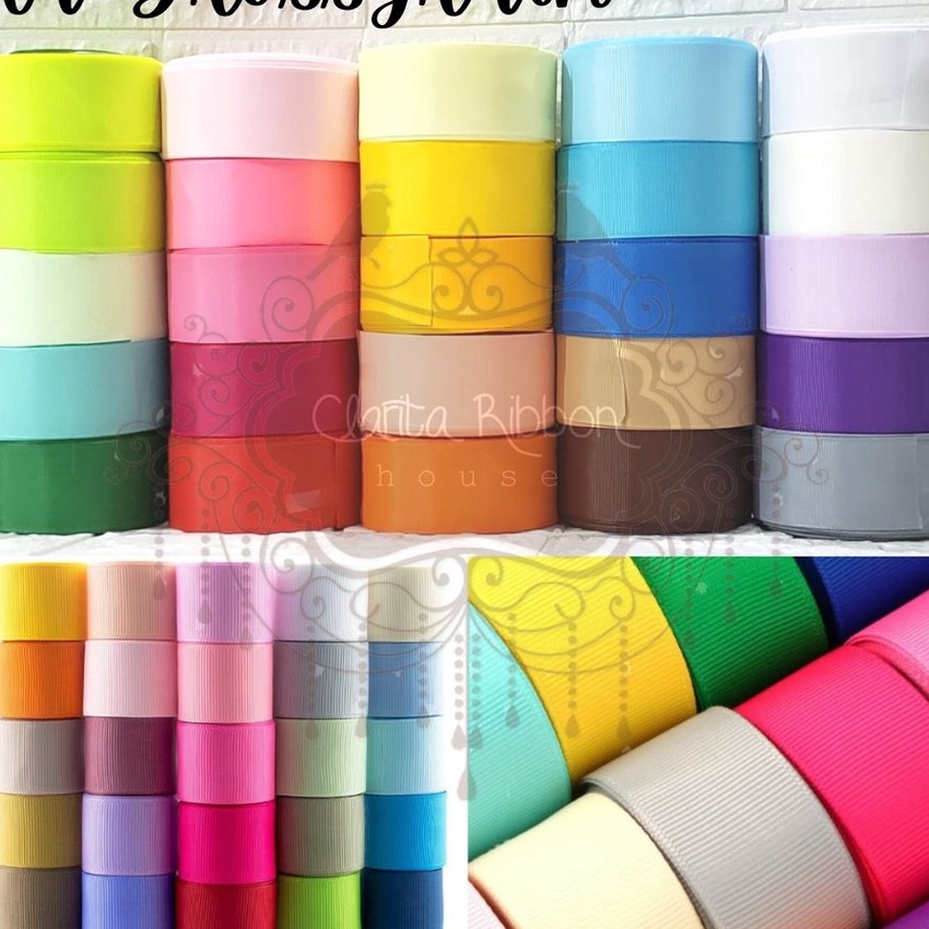 

Unggul Pita grossgrain Pita Salur 15 atau 4cm Rollan isi 2yard