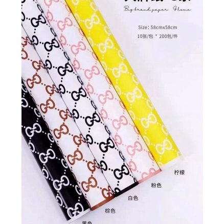 

Gila Sale kertas bunga Cellophane tissue paper kertas buket bunga marble gold polos ukuran 6x6 1 pack isi 2 lbr