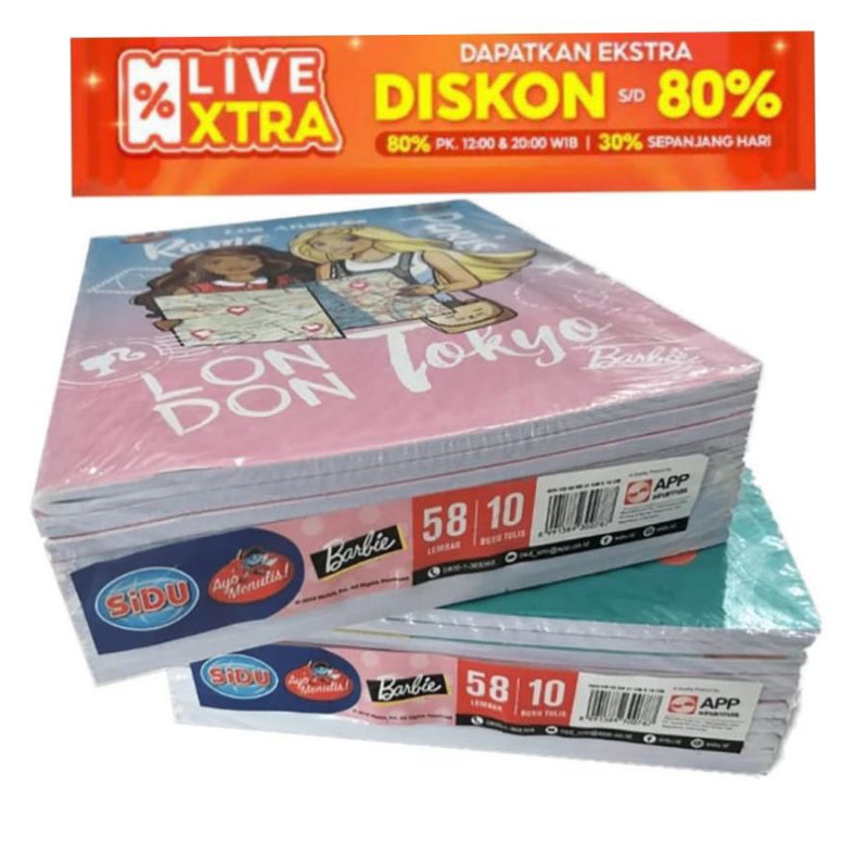 

JATIM - BUKU TULIS SIDU 58 LEMBAR 1PACK