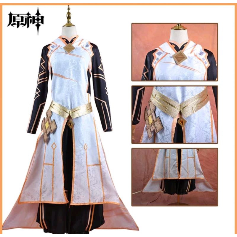 Zhongli Morax Genshin Impact Costume Cosplay