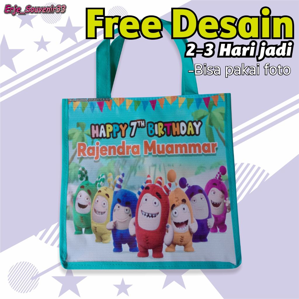 

Tas Souvenir Ultah/25x25x25/Tas Ulang Tahun Anak