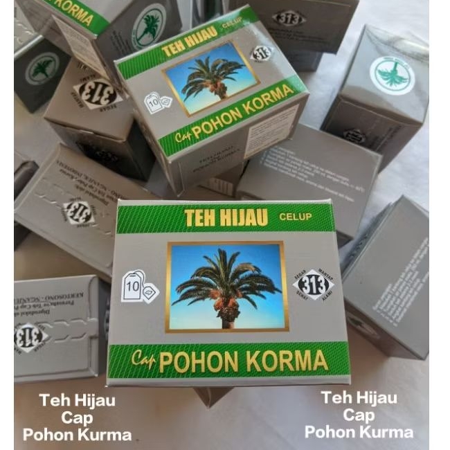 

TEH HIJAU CELUP cap pohon kurma / teh herbal / teh kesehatan