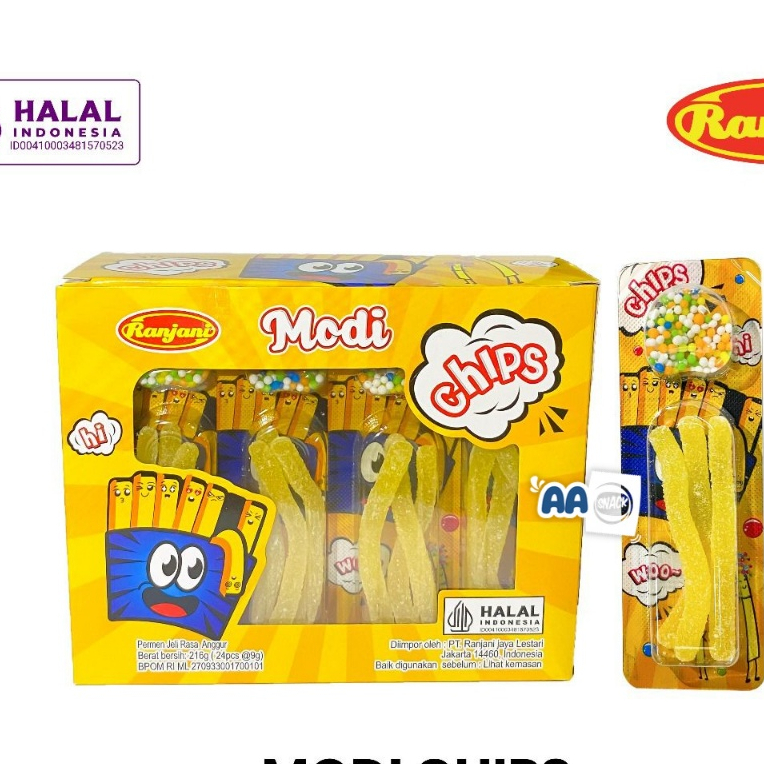 

PERMEN MODI CHIPS ISI 24 X 9 GR