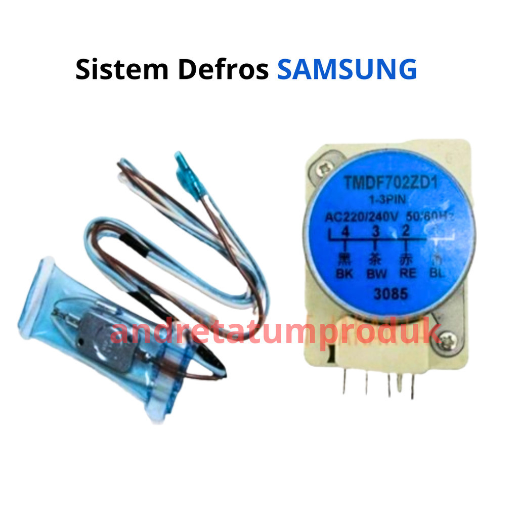 Timer Defrost Bimetal Kulkas Samsung 2 pintu 1 Set